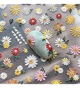 Flower Nail Stickers for Nail Art - YEFIUO Flowers Nail Art Stickers Fall Daisies Floral Leaf Pla...