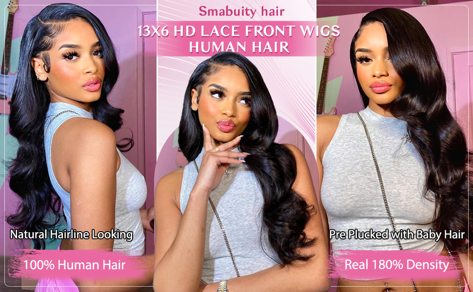 13x6 Body Wave Lace Front Wigs