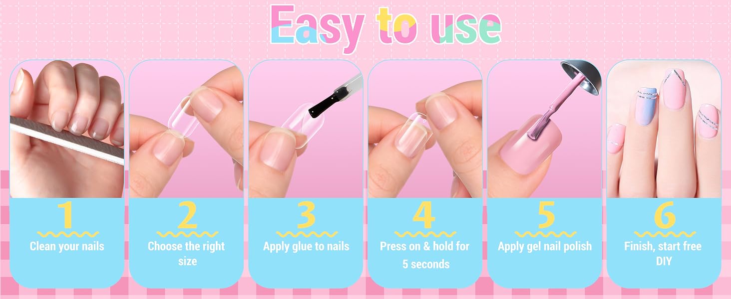 Kids Fake Nails