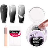 GELLEN Patting Gel Polish, Cushion Gradient Painting Black Nail Polish for French Nail Art, Pat P...