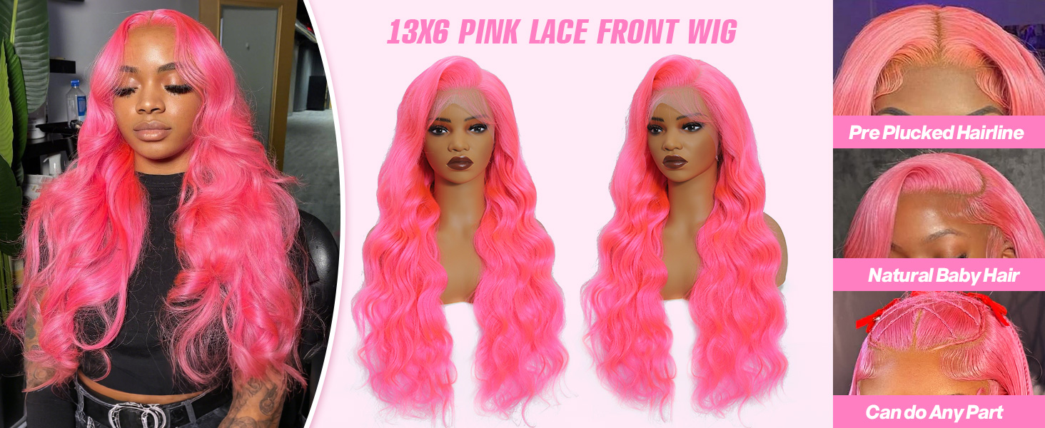 13x6 Lace Part Perfectly Melt and Glueless Wigs Human Hair Pre Plucked Pre Cut with Baby Hair