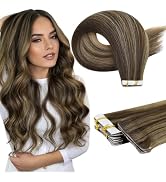 Full Shine Seamless Machine Remy Tape in Virgin Extensions Human Hair Color BM Injection Tape in ...