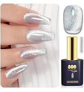 YTD Likomey Platinum Cat Eye Gel Nail Polish,HEMA Free TPO Free,15ml Silver Magnetic Reflective H...