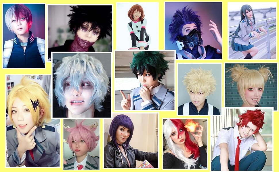 My Hero Academia Cosplay Wigs