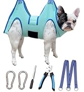Kkiimatt Dog Grooming Hammock, 2023 New Edition Medium Dog Hanging Harness Holder for Nail Clippi...