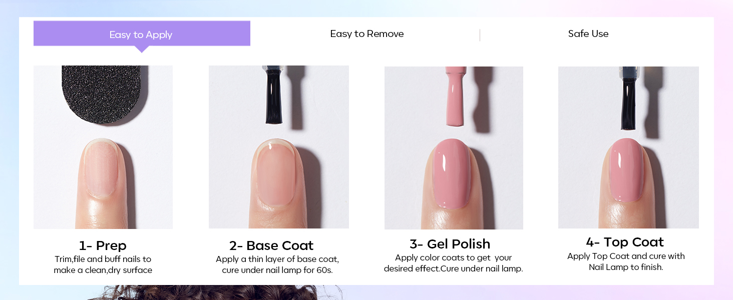 glitter gel nail polish set