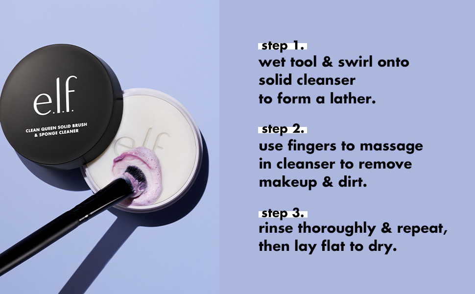 Clean Queen Solid Brush & Sponge Cleaner