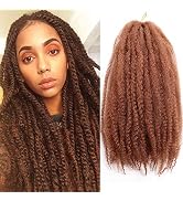 Marley Hair-18 Inch Marley Twist Braiding Hair for Faux Locs 3 Packs Cuabn Twist Hair for Twists ...