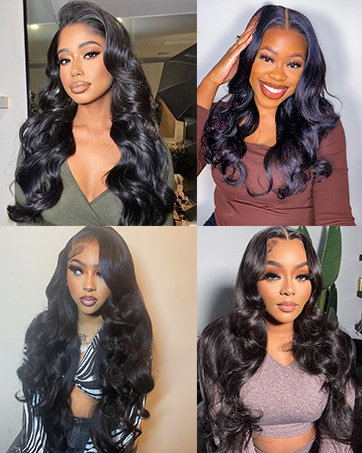 glueless wigs human hair