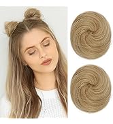 REECHO 2 PCS Mini Claw Clip in Messy & Cat Ears Hair Bun Extensions HB001 Wig Accessory Updo Hair...