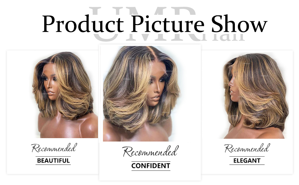 highlight bob wig