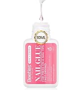Beetles 10ML Super Strong Nail Glue for Press Ons, Nail Tips, Acrylic Nails No Uv Light Needed Na...