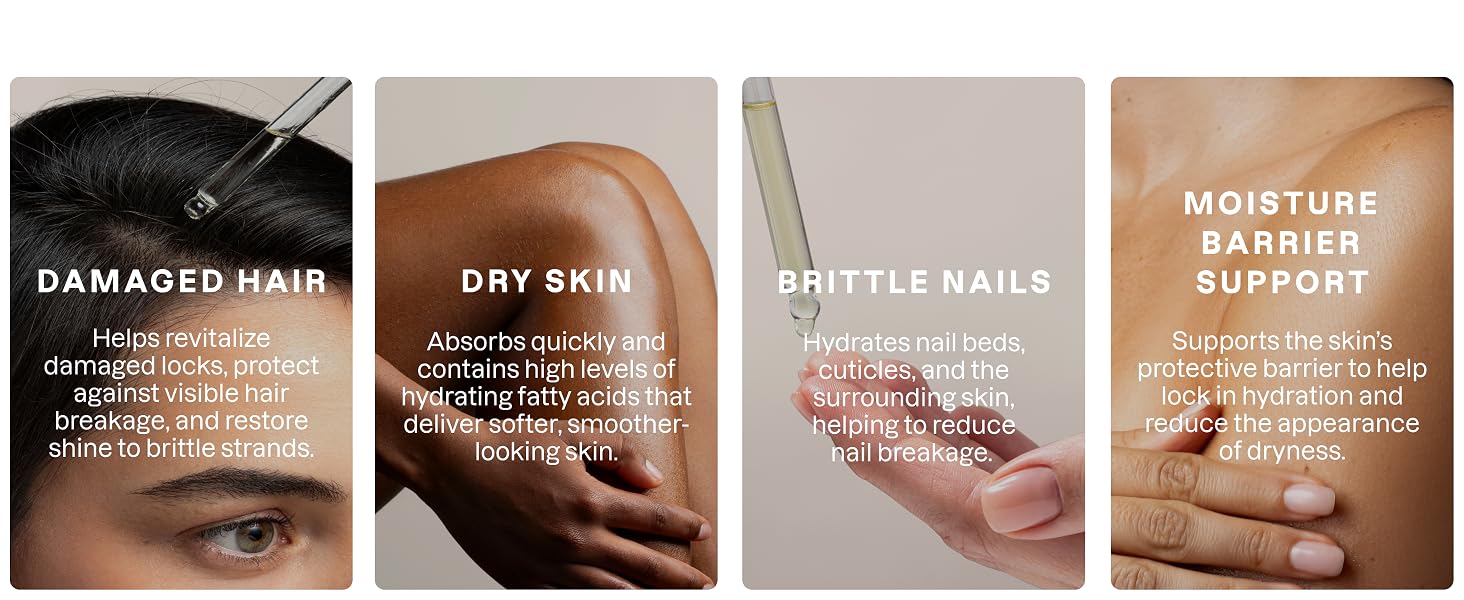 Damaged Hair, Dry Skin, Brittle Nails, Moisture