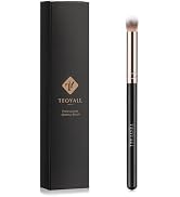 TEOYALL Eyeshadow Blending Brush, Soft Dense Synthetic Bristles Crease Brush For Powder Cream Con...