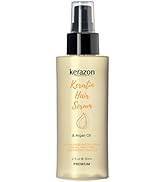KERAZON Keratin Hair Serum Argan Oil Smoothing Dry Damage Repair Treatment Premium Formula, Anti ...