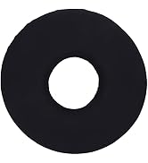 13.8in Sitting Cushion, Circular Shaped Wheelchair Nursing Bed Sore Pad for Pain Relief, Black Ea...