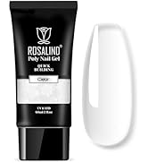 ROSALIND2 oz Clear Poly Nail Gel, Poly Extension Gel Nail Art Acrylic Extension, Clear Poly Nail ...