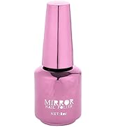 Xiahium 8ml Nail Polish with Mirror Effect Plating Chrome Metallic Nail Polish 1 Pack Quick Dry L...