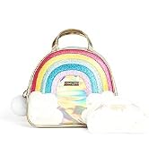 Glimmer Wish Unicorn Selfcare Keepall and Cloud Pouch, Rainbow Travel Bag, Small Cosmetic Bag, Gi...