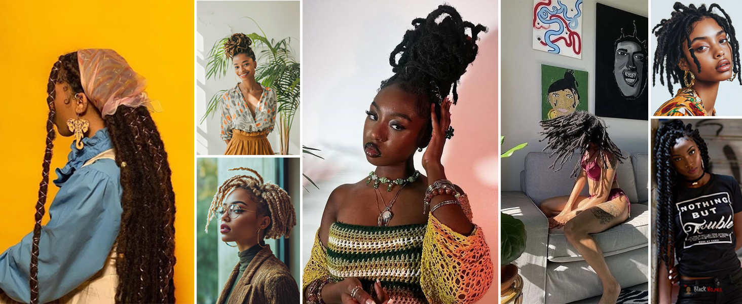 springy afro twist hair