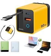 3 in 1 Charger Retractable 80w Max Fast, 2025 Upgraded 3-in-1 Retractable Phone Charger,Scalable ...