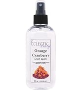 Orange Cranberry Linen Spray, 16 ounces - Eclectic Lady Sheet and Linen Spray - No Artificial Col...