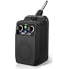 JOYO Mini Guitar Amp 5W Portable - Rechargeable Bluetooth Combo Amplifier with Built-in Effects (Clean, Overdrive, Distortion, Reverb) Compact Practice Amp for Electric Guitar Plug in, Black (JA-05G)