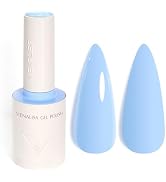 VENALISA Light Blue Gel Nail Polish, 1 Pcs Baby Blue Gel Polish Bright Pastel Color High Gloss So...