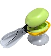HARAC Table Top Scissors with Base Adapted Scissors Spring Loaded, Safety Push Down Scissors for ...
