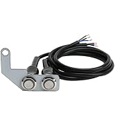 Motorcycle Handlebar Switch, Universal LED Motorcycle Headlight Switch, Stainless Steel Fog Light...