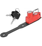 Security Helmet Lock Fits for Honda CBR400R CBR500R CB500F, Left Side Aluminium Alloy Motorcycle ...