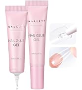 Makartt Gel Nail Glue for Press On Nails - Super Strong 3 in 1 Solid Nail Glue Gel for False Nail...