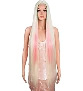Style Icon 38” Super Long Straight Wigs 6” Deeper Middle Part Lace Lace Front Wigs Multiple Color...