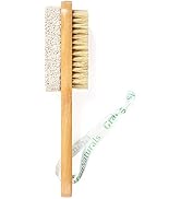 Foot Brush & Pumice Stone with Handle - Callus & Corn Remover, Exfoliator & Scrubber for Dry, Dea...