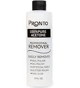 Pronto 100% Acetone Gel Nail Polish Remover - Gel Polish Remover for Nails | Acetone Nail Polish ...