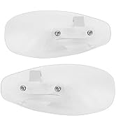 Aramox 10mm/0.4in Universal Motorcycle Hand Guard Wind Deflector Protector Windshield Deflectors(...