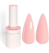 VENALISA Baby Pink Gel Nail Polish, 1 Pcs Light Pink Gel Polish Pastel Soft Color High Gloss Soak...