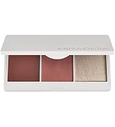 Mirabella Blush & Highlighter Palette, Opulent Pro Face Trio - Lightweight & Buildable Color Make...