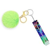 NABULOUS Card Grabber for Long Nails - Credit Card Puller - ATM Debit Card Clip Keychain with Pom...