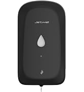 JETWELL Automatic Touch-Less Wall Mount Soap Dispenser for Bathroom Kitchen Home- Commercial Blac...