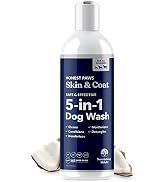 Honest Paws Dog Shampoo and Conditioner - Helps with Reducing Itch Cleanses Hydrates Nourishes Dr...