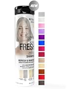 No Fade Fresh Metallic Silver Hair Color Depositing Shampoo with BondHeal Bond Rebuilder - Vegan,...