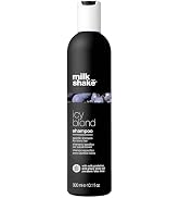 milk_shake icy blond shampoo | sulfate-free toning shampoo with black pigment to cool brassy tone...