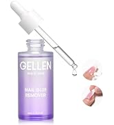 Gellen Nail Glue Remover for Press on Nails, 40ML Nail Glue Remover for UV Nail Glue, Non acetone...