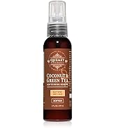 Qhemet Biologics Coconut & Green Tea Softening Serum - Lightweight Hair Serum to Soften, Smooth &...