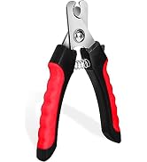Small Dog Nail Clippers, Cat Nail Clippers, Suitable for Rabbits, Birds, Etc. (Red)