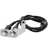 Motorcycle Handlebar Switch, Universal LED Motorcycle Headlight Switch, Stainless Steel Fog Light...