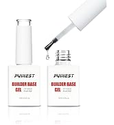 FANNEST Clear Builder Gel Base For Nails 15ml*2pcs, 7 IN 1 Builder Gel in a Bottle Kit, Self-leve...