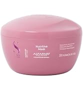 Alfaparf Milano Semi Di Lino Moisture Nutritive Mask for Dry Hair - Safe on Color Treated Hair - ...