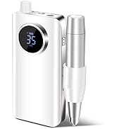 Rechargeable 35000 RPM Electric Nail Drill Machine, Professional Portable Electric Nail File Mach...